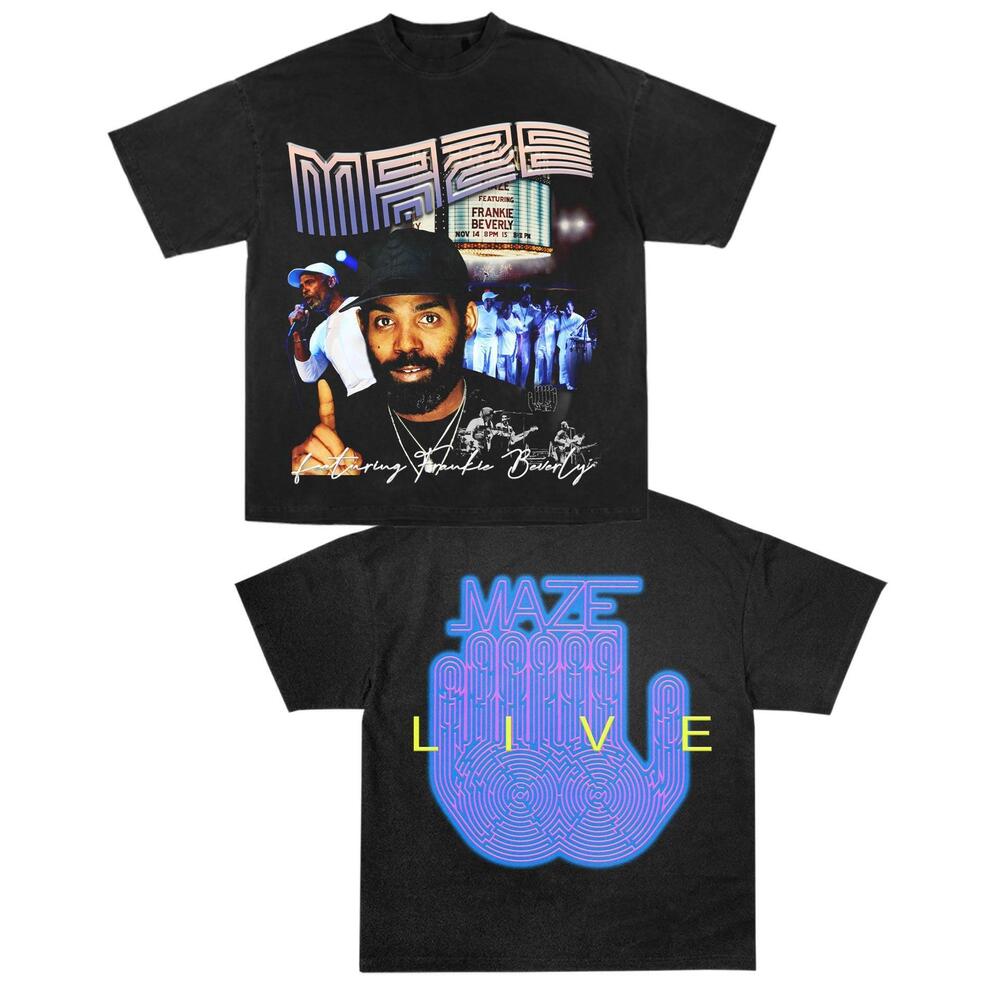 Frankie Beverly Maze Bootleg Tee 2 Sided